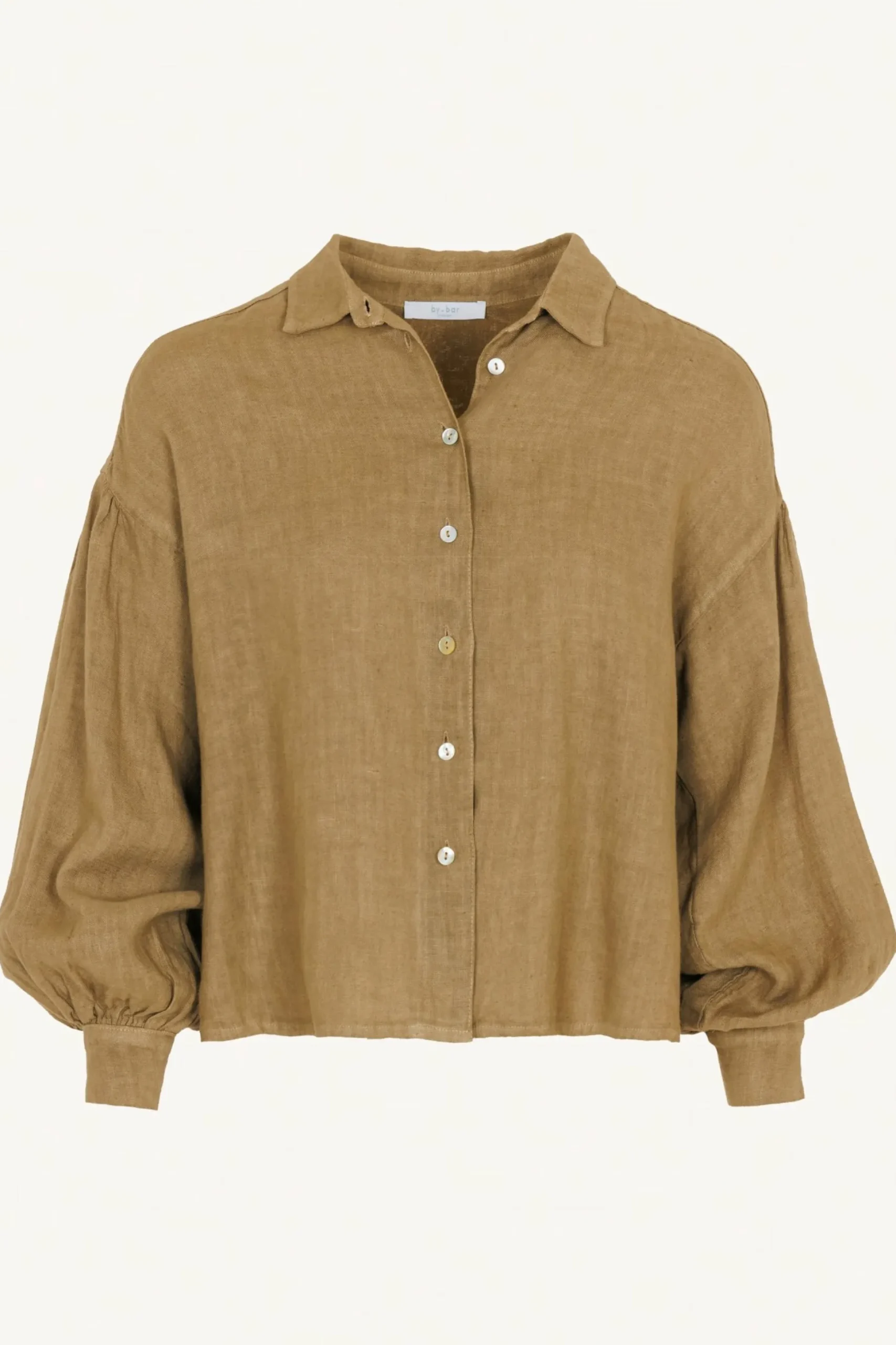 By bar Blouses<Sarah Short Linen Blouse