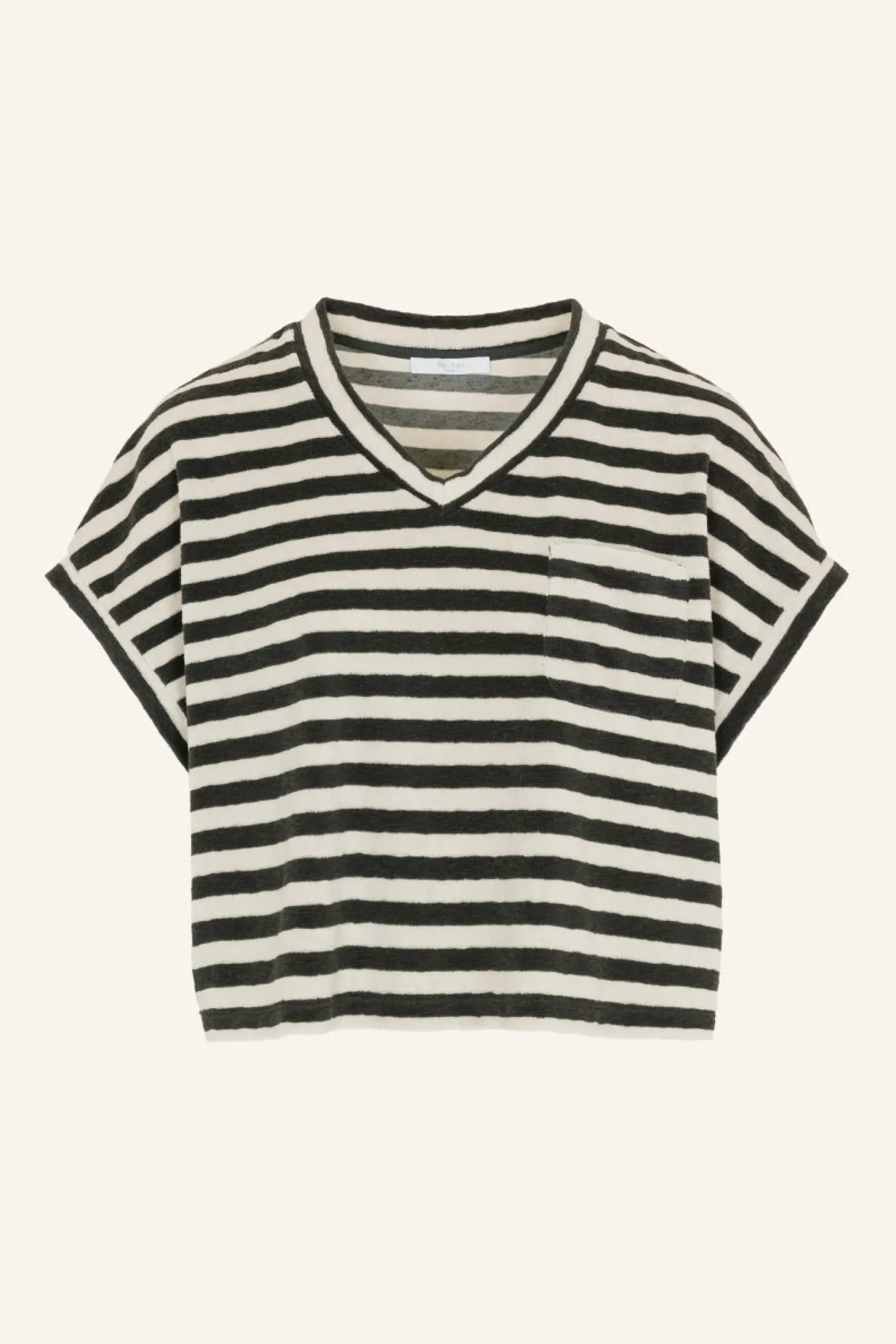 By bar Tops & Shirts<Tammie Slub Stripe Top