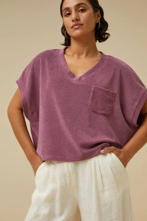 By bar Tops & Shirts<Tammie Slub Top
