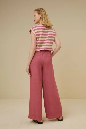 By bar Tops & Shirts<Thelma Big V Stripe Top
