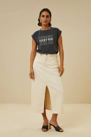 By bar Tops & Shirts<Thelma Lucky You Top