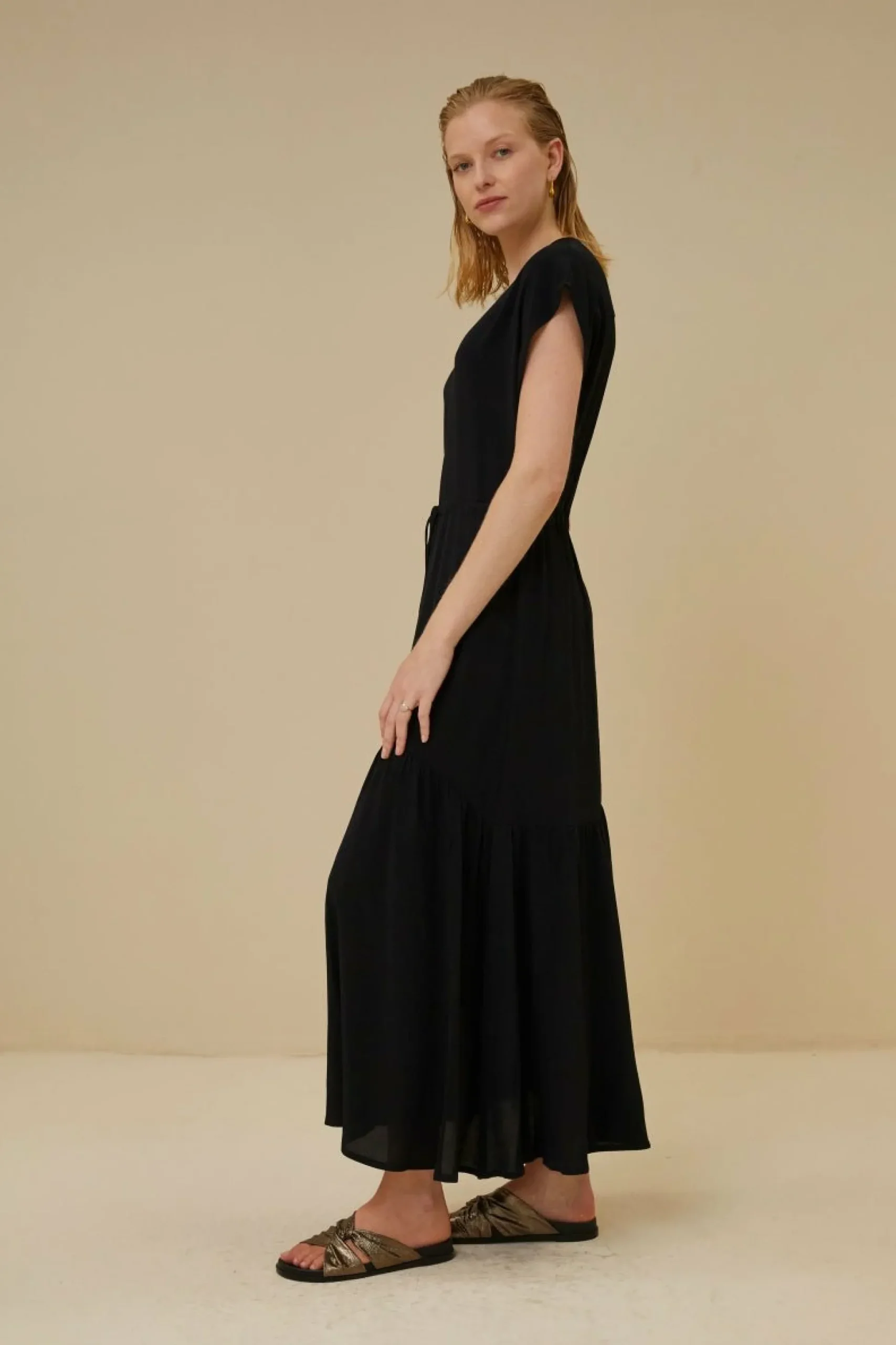 By bar Jurken<Viona Viscose Dress