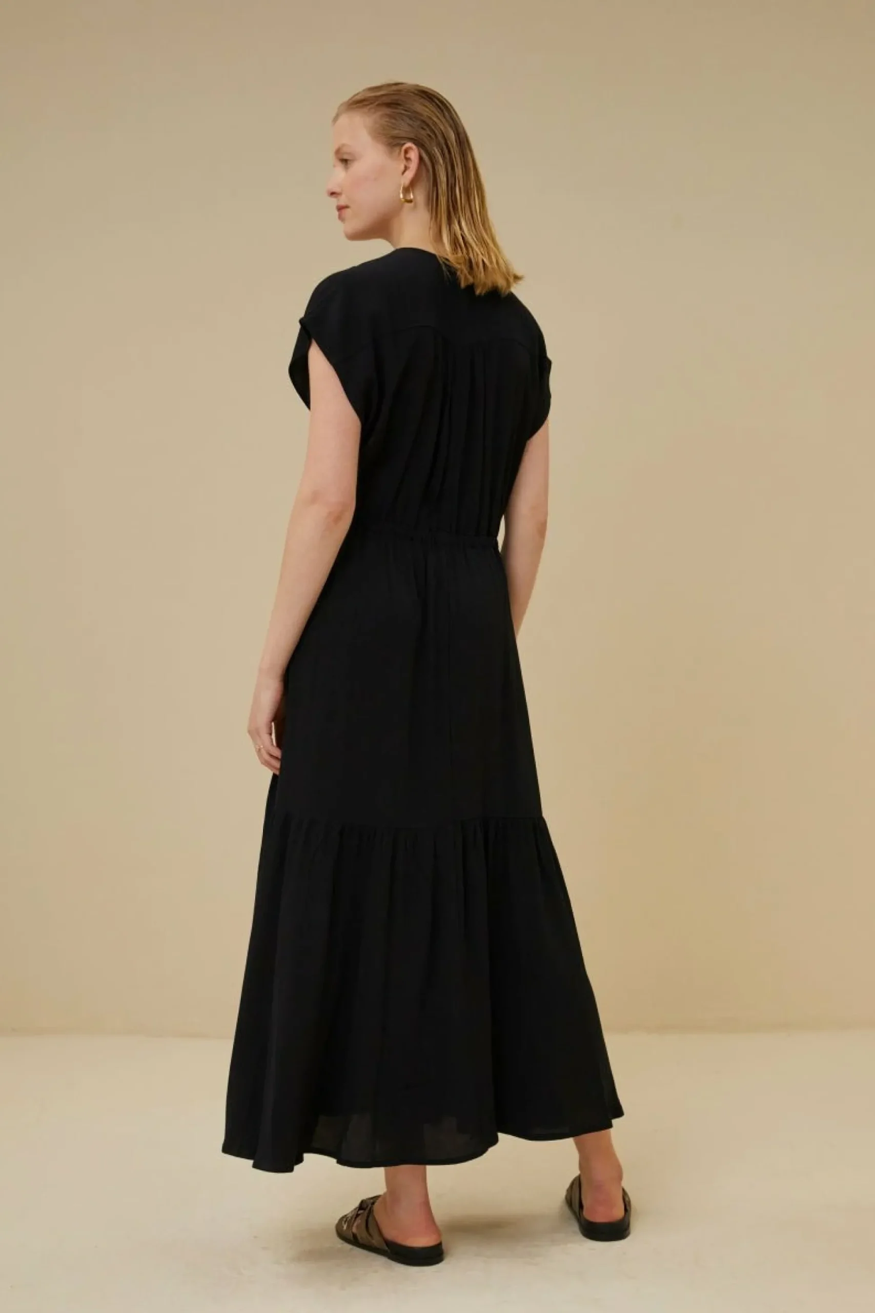 By bar Jurken<Viona Viscose Dress
