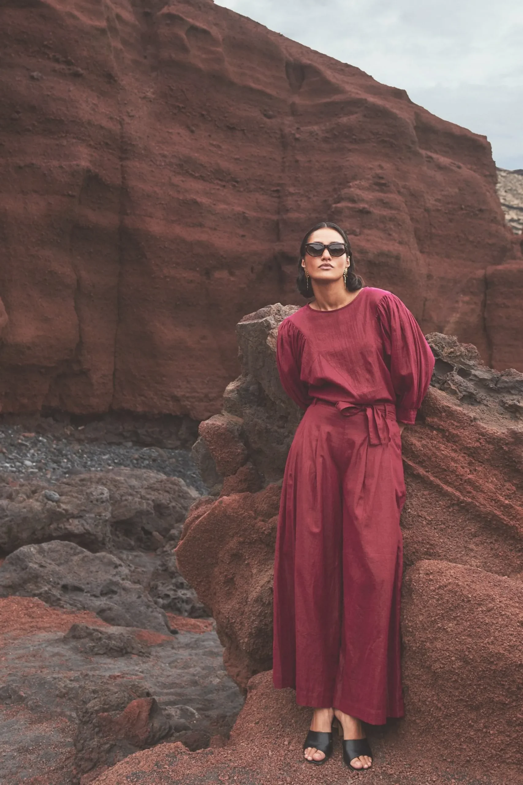 By bar Broeken<Wanda Metallic Pant