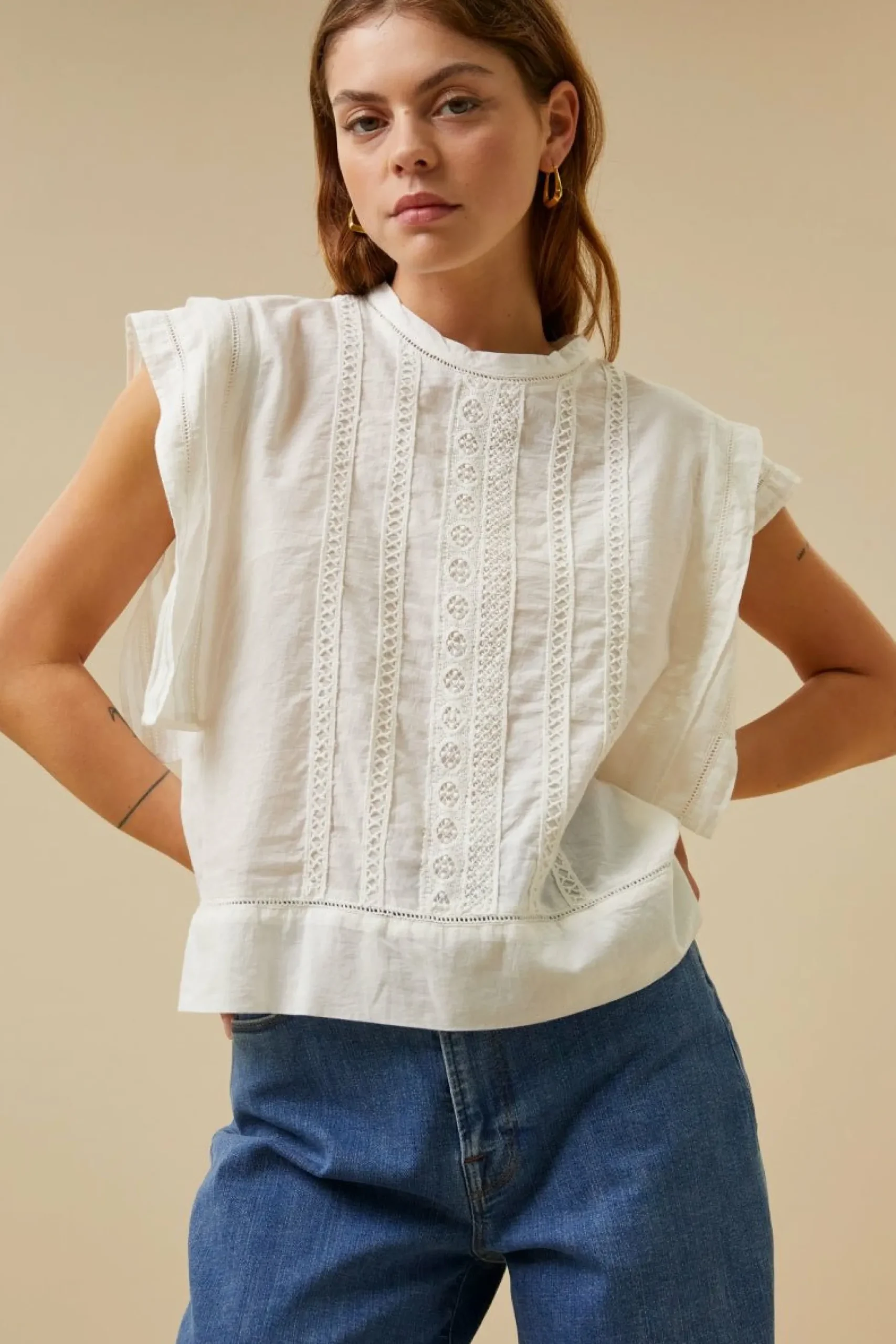By bar Blouses<Xena Blouse