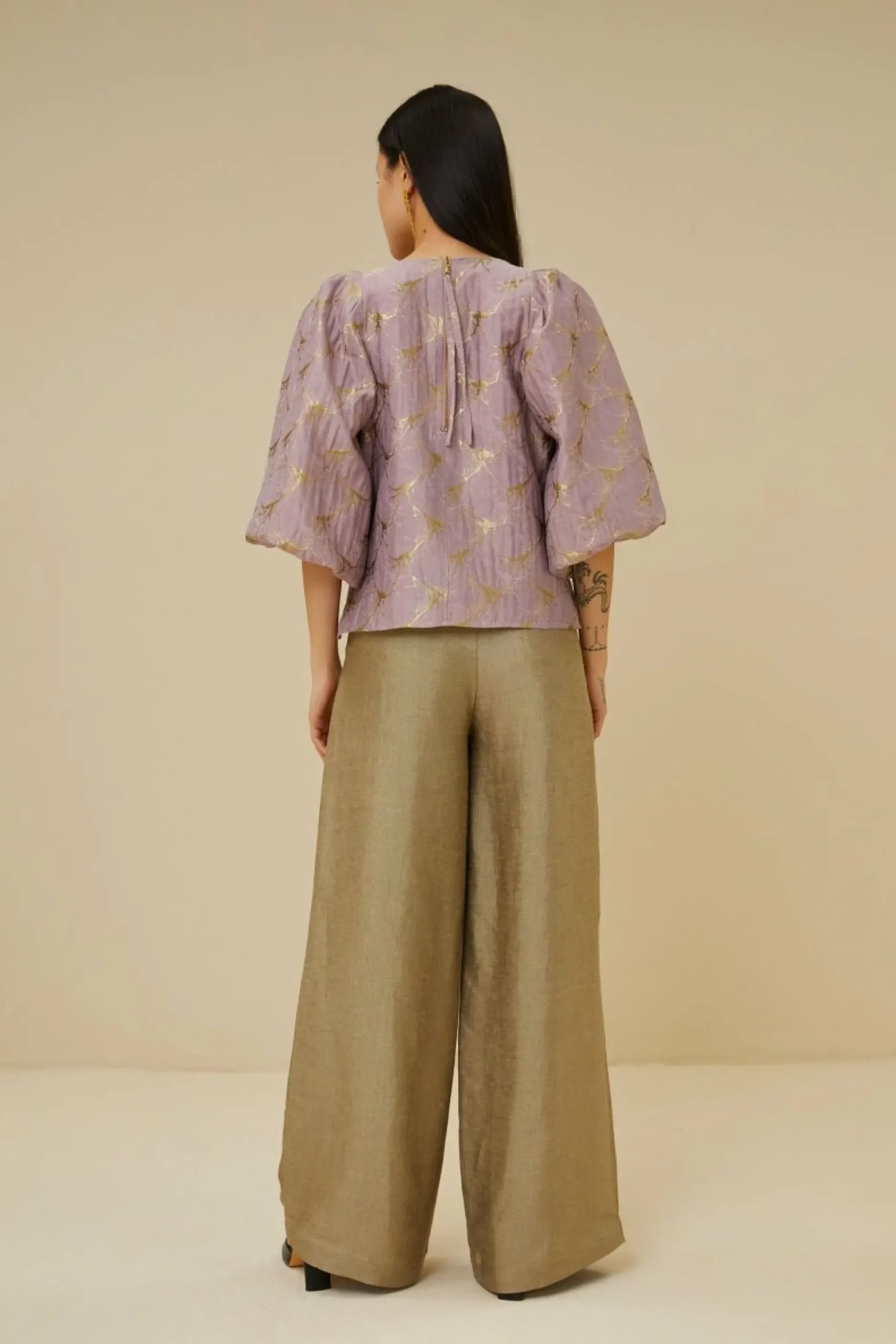 By bar Blouses<Zasu Jacquard Blouse
